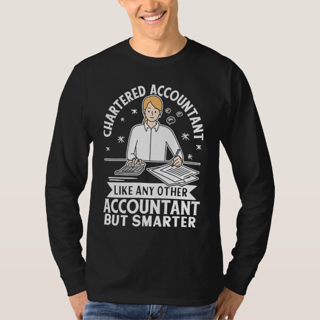 T-shirt Comptable Agréé Comme N'Importe Quel Autre, Mais P (Devant)