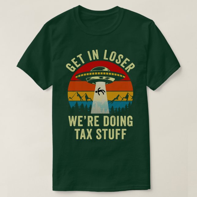 T-shirt Comptable amusant TAX Stuff comptable comptable co (Design devant)