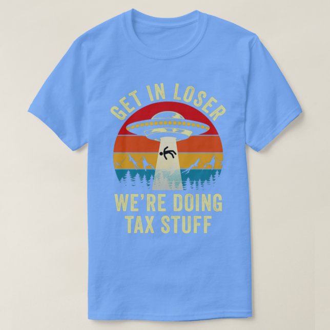T-shirt Comptable amusant TAX Stuff comptable comptable co (Design devant)