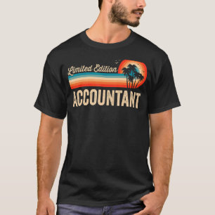 T-shirt Comptable Anniversaire Rétro Hommes Vintages Femme