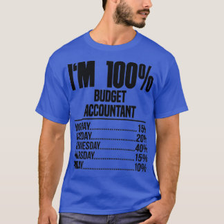 T-shirt Comptable Budget Ix27m 100