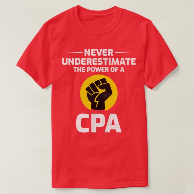 T-shirt Comptable Comptable Cpa Étudiant Drôle cadeau (Design devant)