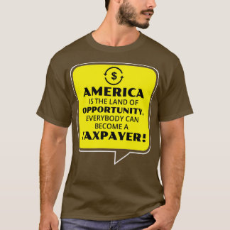 T-shirt Comptable Cpa Contribuable Amérique Funny S