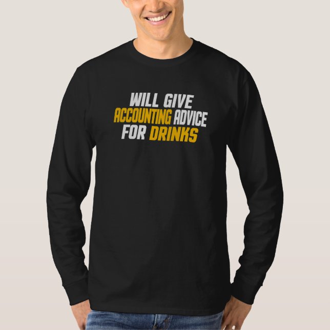 T-shirt Comptable  Cpa   Donnera Des Conseils De Comptabil (Devant)