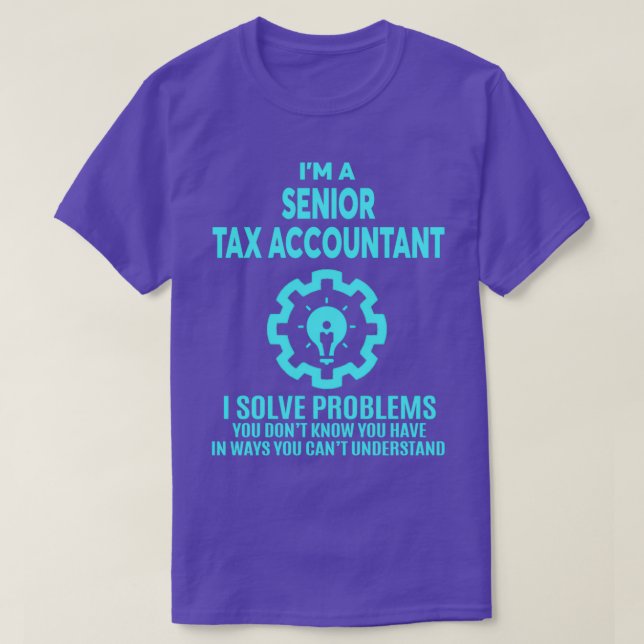 T-SHIRT COMPTABLE DE TAXE PRINCIPAL NICE DESIGN 2017 2 (Design devant)