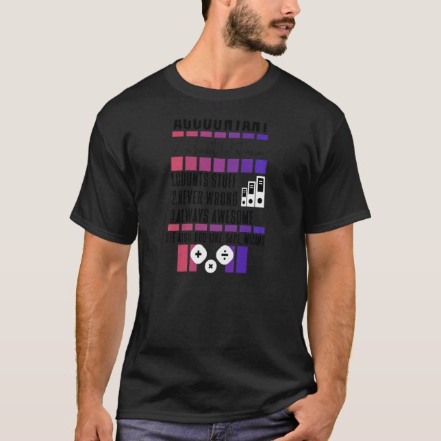 T-shirt Comptable des femmes Comptable Cool comptable comp (Devant)