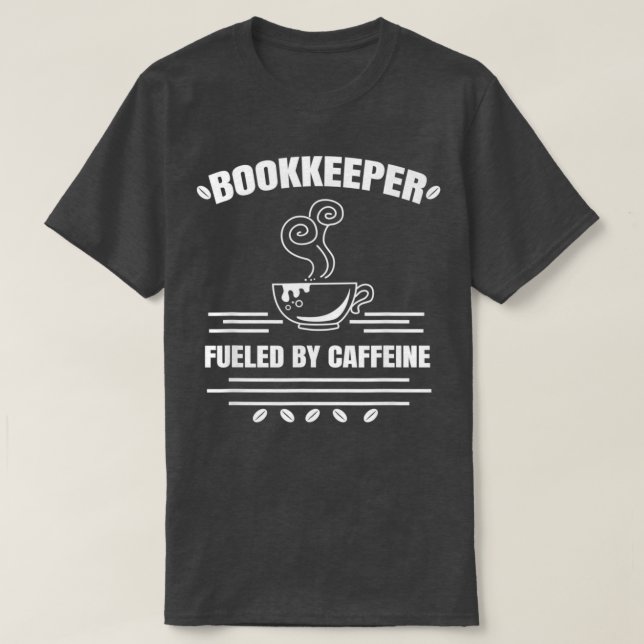 T-shirt Comptable drôle Comptable Café Comptable Cpa Bookk (Design devant)