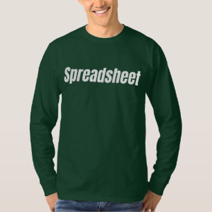 T-shirt Comptable drôle - Tableur