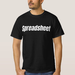 T-shirt Comptable drôle - Tableur