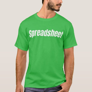 T-shirt Comptable drôle - Tableur
