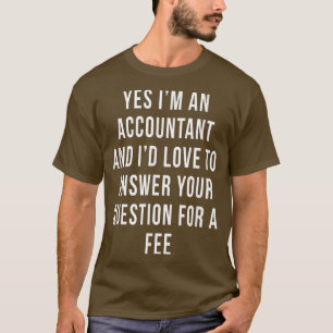 T-shirt Comptable en fiscalité Consulting comptable CPA Bo