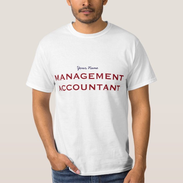 T-shirt "comptable en gestion" (Devant)