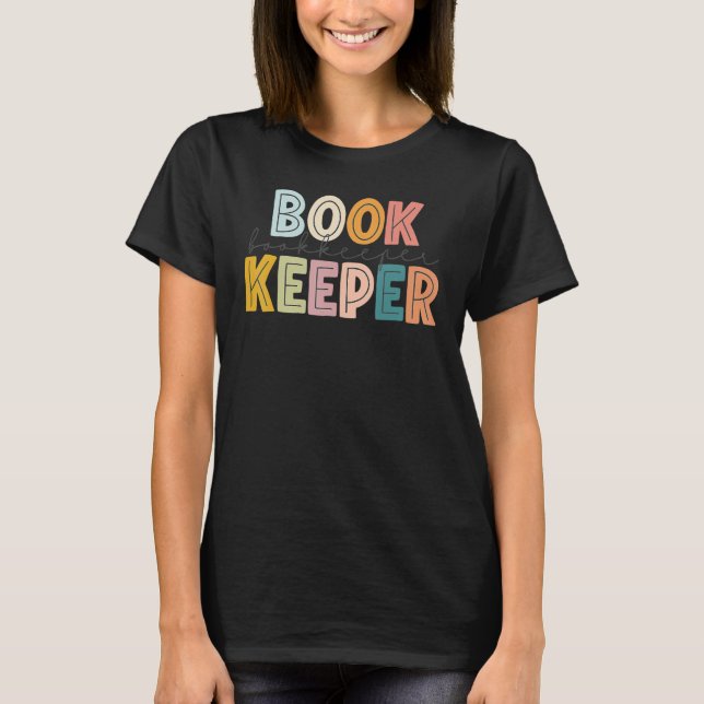 T-shirt Comptable Enseignant Étudiant Heureux Premier Dern (Devant)