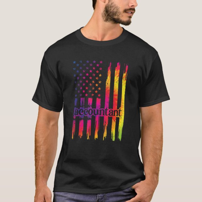 T-shirt Comptable Fier Us Signet comptable Comptabilité fi (Devant)