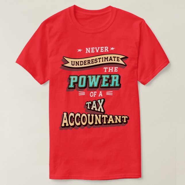 T-shirt Comptable fiscal (Design devant)