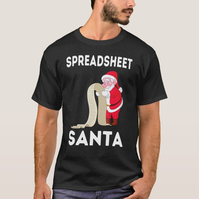 T-shirt Comptable fiscal ninja de feuille de calcul Compta (Devant)