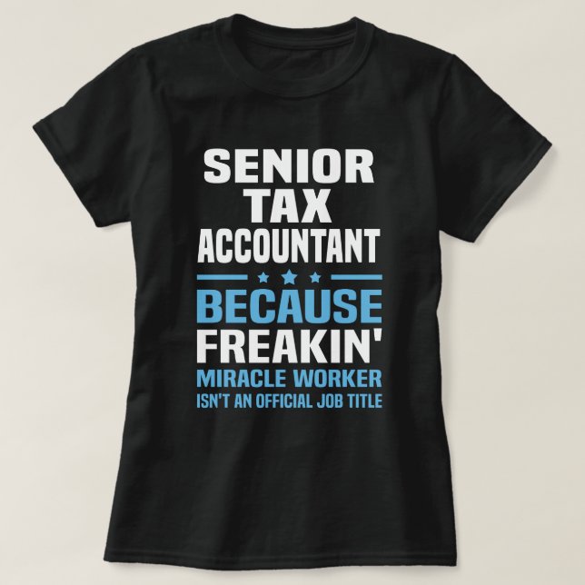 T-shirt Comptable fiscal principal (Design devant)