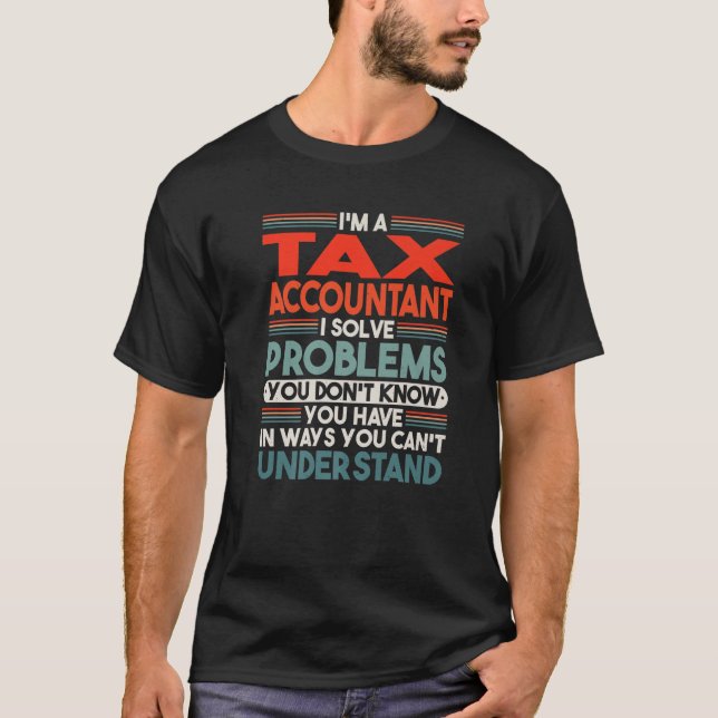T-shirt Comptable fiscaliste (Devant)