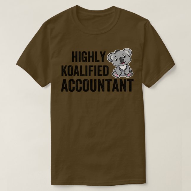 T-shirt comptable hautement qualifié 2 (Design devant)