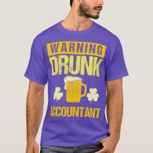 T-shirt Comptable Jour de la Saint Patrick 2019 Funny Slog