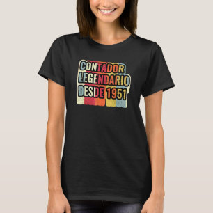 T-shirt Comptable Légendaire Depuis 1951 Expert-comptabl