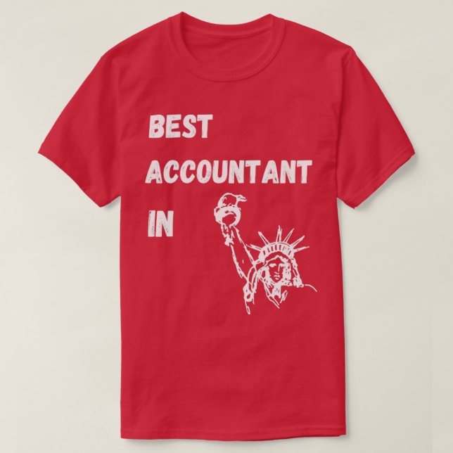 T-shirt Comptable new york 12 (Design devant)