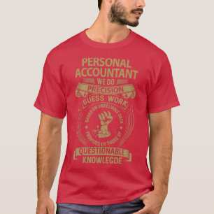 T-shirt Comptable Personnel Nous Faisons Précision Poste C