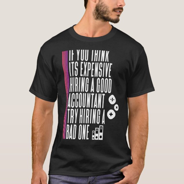 T-shirt Comptable pour femmes Comptable Comptable Cool Com (Devant)