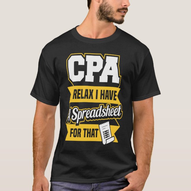 T-shirt Comptable public agréé (Devant)
