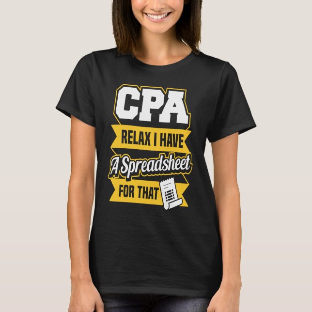 T-shirt Comptable public agréé (Devant)