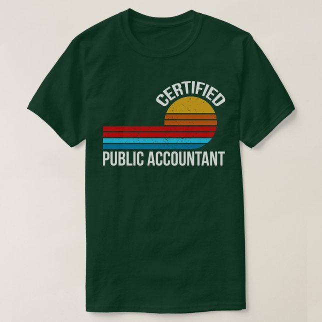 T-shirt Comptable public certifié 2 (Design devant)