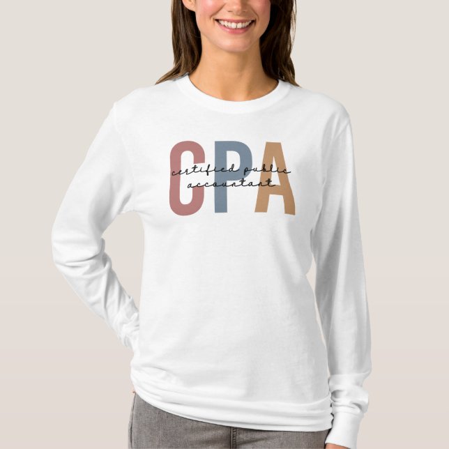 T-shirt Comptable public certifié Retro CPA (Devant)