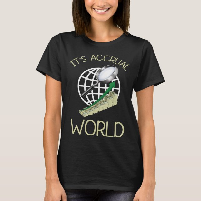 T-shirt comptable Pun son comptable mondial des provisions (Devant)