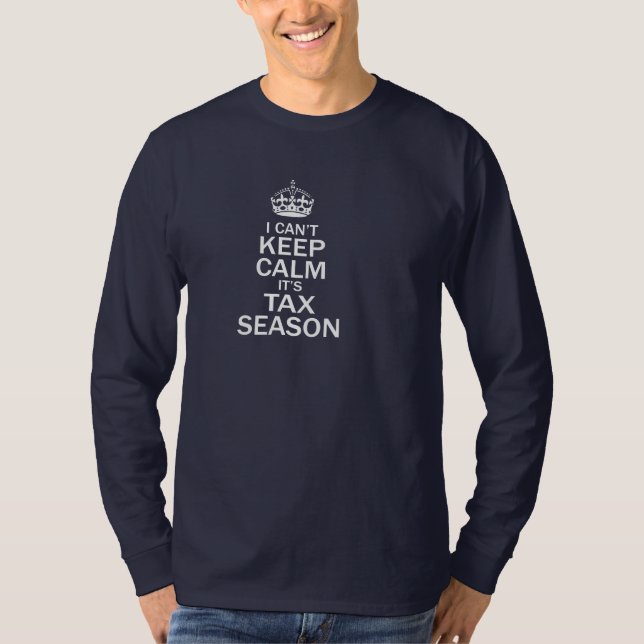 T-shirt Comptable - saison d'impôts (Devant)