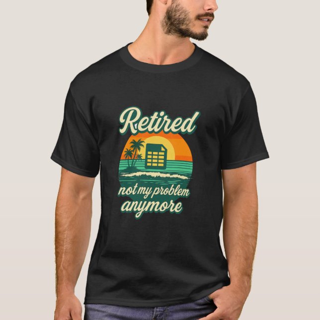 T-shirt Comptable Tenancier De Livres Retraité Plus Mon Pr (Devant)
