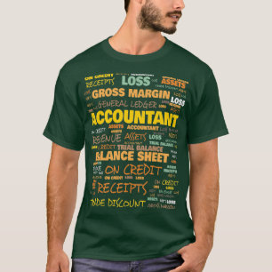 T-shirt Comptable Terminologie Comptable Utilisé Communéme