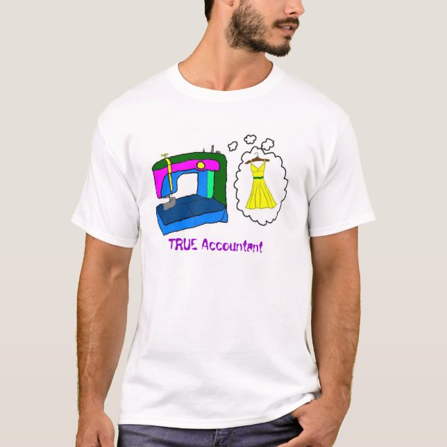 T-shirt Comptable VRAI (Devant)