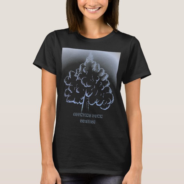 T-shirt Compte à rebours  00:01:08 (Devant)