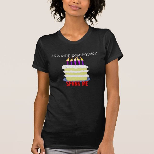 T-shirt compte d'anniversaire (Devant)