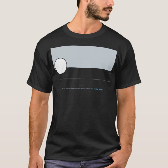 T-shirt Compte Donald Trump suspendu Mug (Devant)