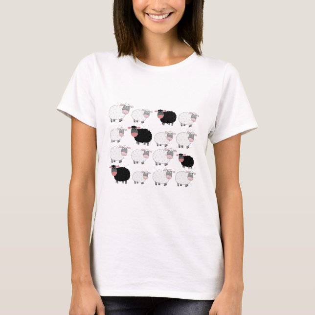 T-shirt Compter les moutons (Devant)