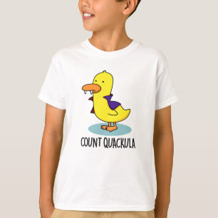 T-shirt Compter Quackula Drôle Canard Pun