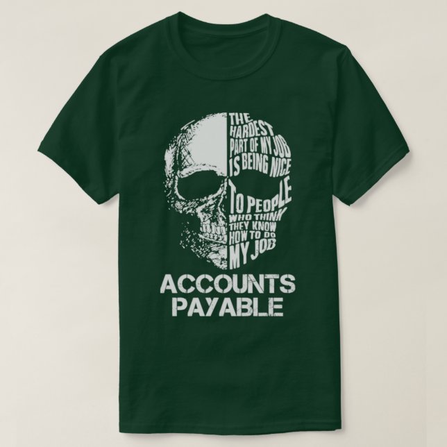 T-shirt Comptes fournisseurs (Design devant)
