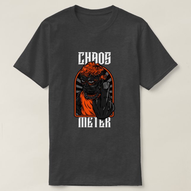 T-shirt Compteur de chaos (Design devant)