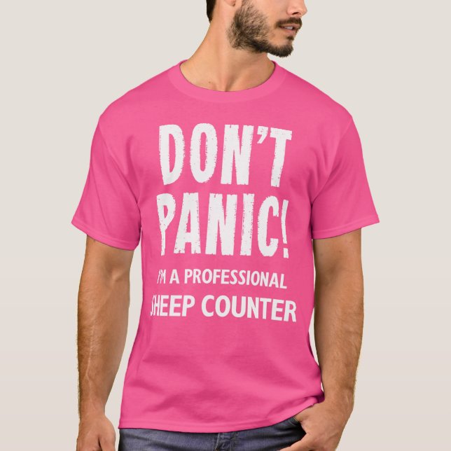 T-shirt Compteur de moutons (Devant)