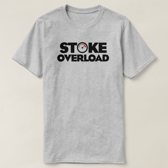 T-shirt Compteur de surcharge de stoke (Design devant)
