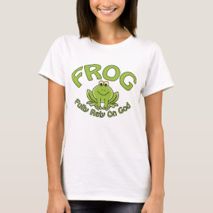 T-shirt Comptez entièrement sur Dieu