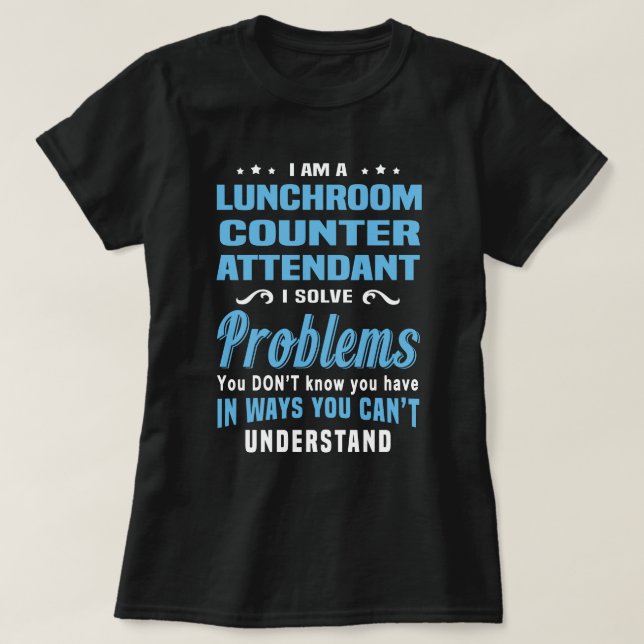 T-shirt Comptoir de la salle du déjeuner (Design devant)