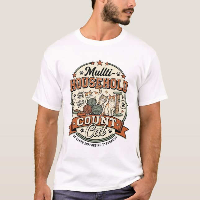 T-shirt Comptoir Multi-Ménage Chat Comptoir Multi-Ménage C (Devant)
