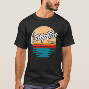 T-shirt Compton California Gangsta Rap California Retro B